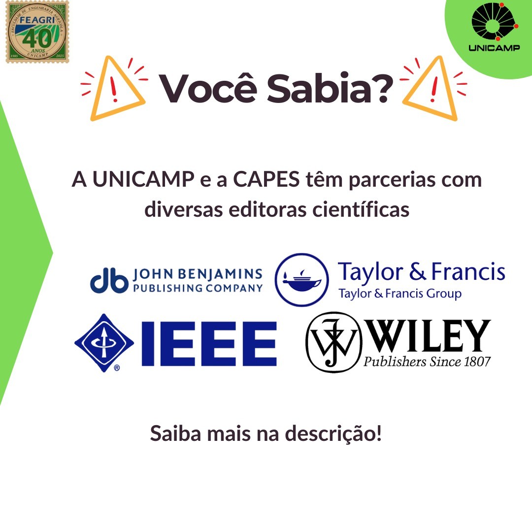 Parcerias com diversas editoras científicas entre a Unicamp e a Capes