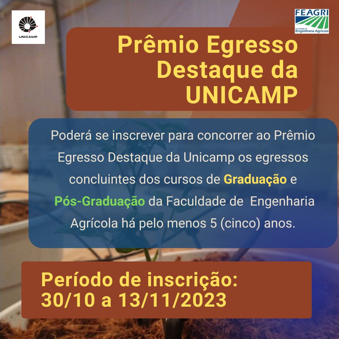 Prêmio Egresso Destaque Unicamp 2023
